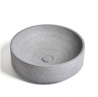 Ideavit Waskom Ideavit Idea.Deco 45.5x45.5x14.5 cm Rond Beton Grijs Ideavit