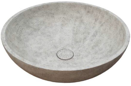 Ideavit Waskom Ideavit Idea.Gem 36x36x14.5 cm Rond Beton Grijs/Bruin Ideavit