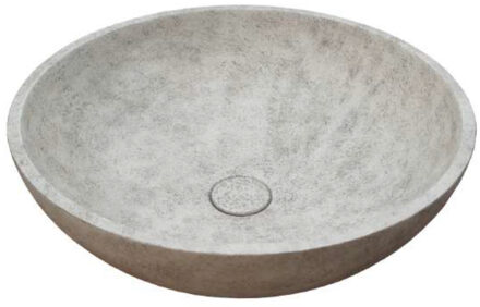Ideavit Waskom Ideavit Idea.Gem 36x36x14.5 cm Rond Beton Grijs/Bruin