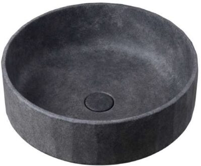 Ideavit Waskom Ideavit Idea.Lixir 42x42x15 cm Rond Beton Donker Grijs Ideavit