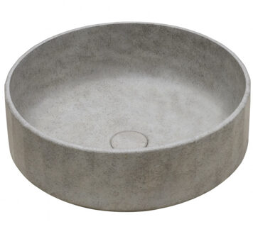Ideavit Waskom Ideavit Idea.Lixir 42x42x15 cm Rond Beton Grijs