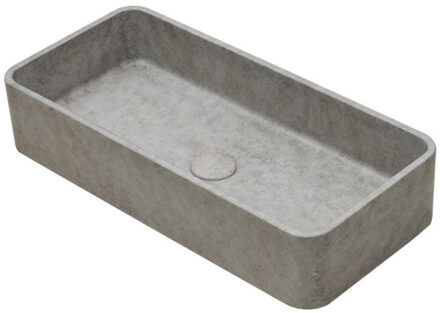 Ideavit Waskom Ideavit Idea.Max 60x28x12 cm Rechthoek Beton Grijs/Bruin Ideavit