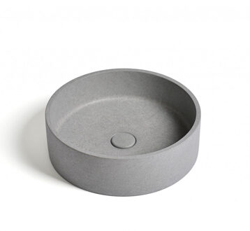 Ideavit Waskom Ideavit Idea.Ora 39x39x12 cm Rond Beton Grijs