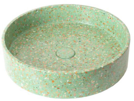 Ideavit Waskom Ideavit Idea.Smart 42.5x42.5x10 cm Rond Terrazzo Groen Ideavit