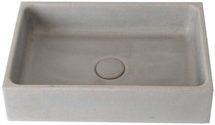 Ideavit Waskom Ideavit Idea.Sol 41.5x28x10 cm Rechthoek Beton Grijs