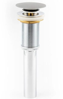 Ideavit Wastafelplug Ideavit Afsluitbaar Vlak Oppervlak Mat Licht Grijs Mat Grijs