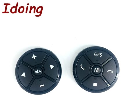 IDoing Auto Stuurwiel Knop Afstandsbediening DVD/2 Din Android Bluetooth Draadloze Universele Afstandsbediening + GPS Navigatie