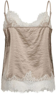 Iduncc lace top - maat S Beige