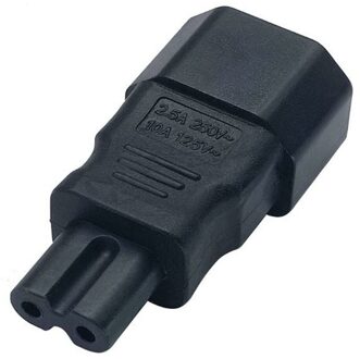 IEC320 C7 to C14 AC Adapter - small