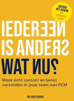 Iedereen is anders, wat nu? -  Nate Regier (ISBN: 9789083553801)