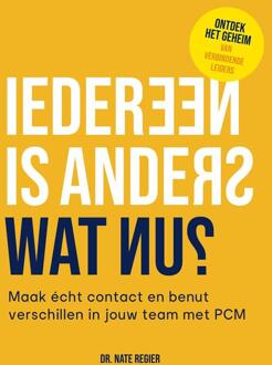 Iedereen is anders, wat nu? -  Nate Regier (ISBN: 9789083553818)
