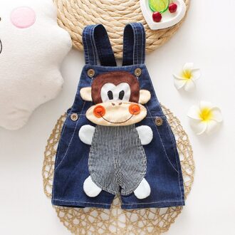 Ienens Zomer Shorts Baby Rempers Kleding Kleding Peuter Infant Casual Cartton Jumpsuits Jongen Overalls Tuinbroek 18-24M