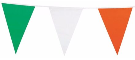 Ierland vlaggenlijn - landen vlaggetjes - 7 meter - kunststof - versiering - sint patricksday