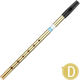 Ierse Fluitje Fluit Sleutel Van C 6 Gaten Fluit Wind Muziekinstrumenten Voor Beginners Tussenproducten Experts goud D Key