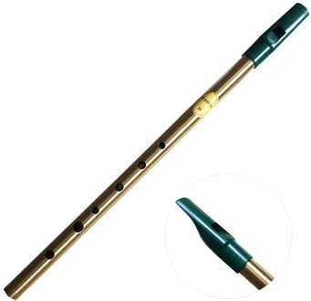 Ierse Tin Fluitje Ierse Fluit 6 Gat Klarinet Fluitje Fluit Vernikkeld Muziekinstrument