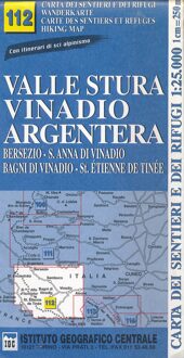 IGC Italien 1 : 25 000 Wanderkarte 112 Valle Stura, Vinadio, Argentera