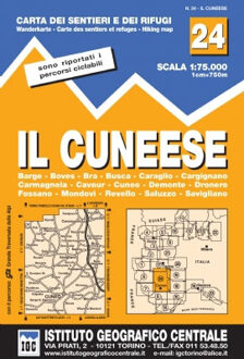 IGC Italien 1 : 75 000 Wanderkarte 24 Il Cuneese