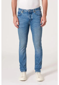 Iggy skinny fighter 6935 mid vintage indigo 34932 Blauw - 34-32