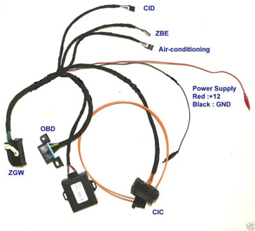 Ignition Emulator to ZGW For BMW F01 F02 F10 F18 F25 Fxx CIC CAS4 Ignition ON