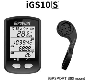 Igpsport IGS10S Gps Fietscomputer IPX6 Waterdichte Fiets Kilometerstand Sport IGS20E Snelheidsmeter Road Moutain Mtb Accessoires IGS10S S60 mount