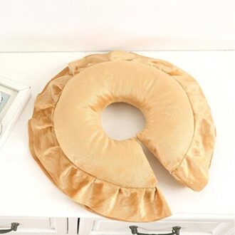 IHAD Massages Kussen Kussen Schoonheidssalon Bed Kussens Schoonheid Gezicht Kussen U-vormige Soft Nursing Kussen Afneembaar En Wasbaar geel