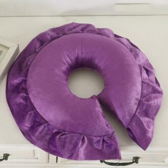 IHAD Massages Kussen Kussen Schoonheidssalon Bed Kussens Schoonheid Gezicht Kussen U-vormige Soft Nursing Kussen Afneembaar En Wasbaar paars