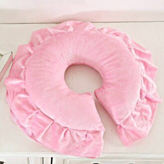 IHAD Massages Kussen Kussen Schoonheidssalon Bed Kussens Schoonheid Gezicht Kussen U-vormige Soft Nursing Kussen Afneembaar En Wasbaar roze
