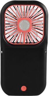 Ihoven Draagbare Mini Ventilator Usb Oplaadbare Met Power Bank Handheld Fan Desk Verstelbare Fan Luchtkoeler Home Office Outdoor Reizen zwart