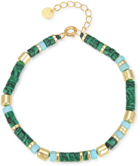 Ihun 925 Sterling Zilveren Armband Groen