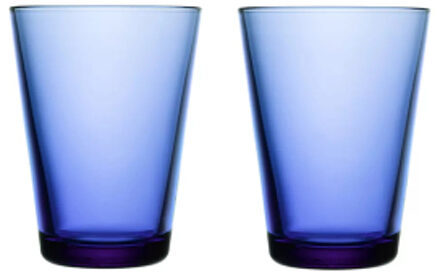 Iittala Kartio Glas 40 cl 2 stuks ultramarijnblauw