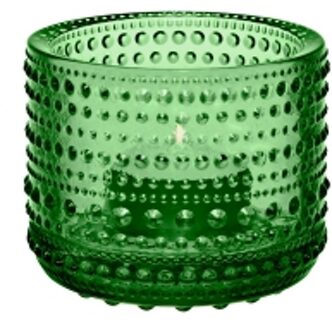 Iittala Kastehelmi - Waxinelichtjeshouder - Sfeerlicht - h 6.4 cm - Groen