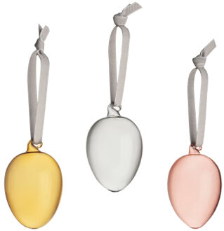 Iittala Lasimunat decoratiehangers 6 cm set van 3 Multicolor - 1 maat