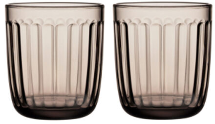 Iittala Raami Waterglas 0,26 L - 2 st. Bruin