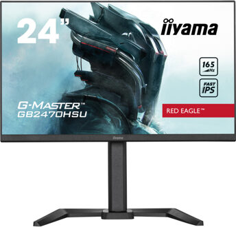 Iiyama Gamer PC -scherm - IIYAMA G -MASTER RODE EAGLE GB2470HSU -B5 - 24 FHD - FAST IPS SLAB - 0.8MS - 165Hz - HDMI / DP / USB