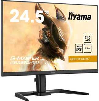 Iiyama PC-gamerscherm - IIYAMA - G-Master Gold Phoenix - GB2590HSU-B5 - 24,5 FHD - 0,4 ms - 240 Hz - HDMI / DisplayPort