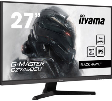 Iiyama PC-scherm - IIYAMA G-MASTER G2745QSU-B1 - 27 2560x1440 - IPS-paneel - 1ms - 100Hz - HDMI / DisplayPort