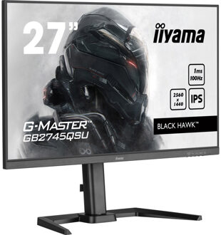 Iiyama PC-scherm - IIYAMA G-MASTER GB2745QSU-B1 - 27 2560x1440 - IPS-paneel - 1ms - 100Hz - HDMI / DisplayPort - In hoogte vers