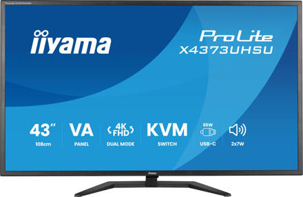 Iiyama ProLite X4373UHSU-B2 monitor