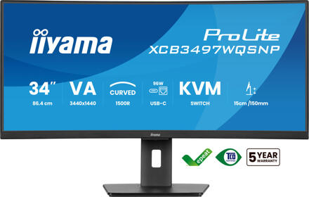Iiyama ProLite XCB3497WQSNP-B1 monitor