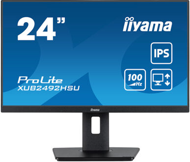 Iiyama ProLite XUB2492HSU-B6 Monitor Zwart