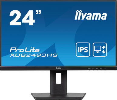 Iiyama ProLite XUB2493HS-B6 Monitor Zwart