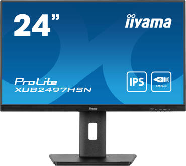 Iiyama ProLite XUB2497HSN-B2 Monitor Zwart