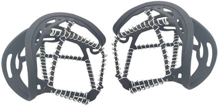 Ijs Grip Sneeuw Non Slip Klimmen Stijgijzers Schoenplaten Schoen Cover Ice Gripper Voor Wandelen Klimmen Winter Mangaan Staal Schoenplaten #30