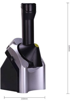 Ijs Machine Automatische Ijs Maker Handlless Makkelijk Schoon Zelfgemaakte Oververhitting Bescherming Sorbet Thuis Maker licht grijs