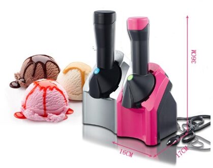 Ijs Machine Automatische Ijs Maker Handlless Makkelijk Schoon Zelfgemaakte Oververhitting Bescherming Sorbet Thuis Maker Rood