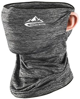 Ijs Zijde Fietsen Gezichtsmasker Sjaal Anti-Uv Zweet Sneldrogende Ademende Running Zon Bescherming Hoofdband Winddicht Fietsen Apparatuur kleur 1