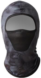 Ijs Zijde Outdoor Wandelen Sjaal Zonnebrandcrème Ademend Zweet Wicking Vissen Bandana Zon Hals Kraag Hoofddeksels Rijden Apparatuur zwart