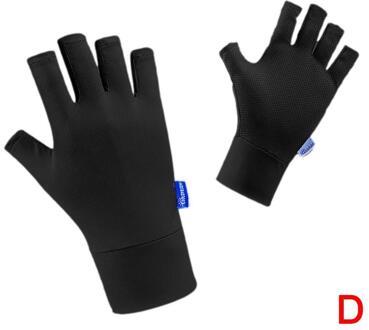 Ijs Zijde Zonnebrandcrème Handschoenen Outdoor Rijden En Rijden Half-Vinger Koud Gevoel Antislip Ademend Anti-Ultraviolet sport Mouwen