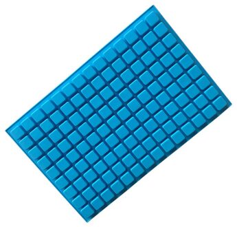 Ijsbakje 260 Grids 2X2cm Siliconen Fruit Ice Cube Maker Diy Creatieve Kleine Ice Cube Mold Vierkante Vorm Keuken accessoires blauw