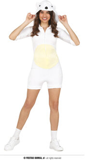 IJsbeer Jumpsuit Vrouw Wit - Transparant